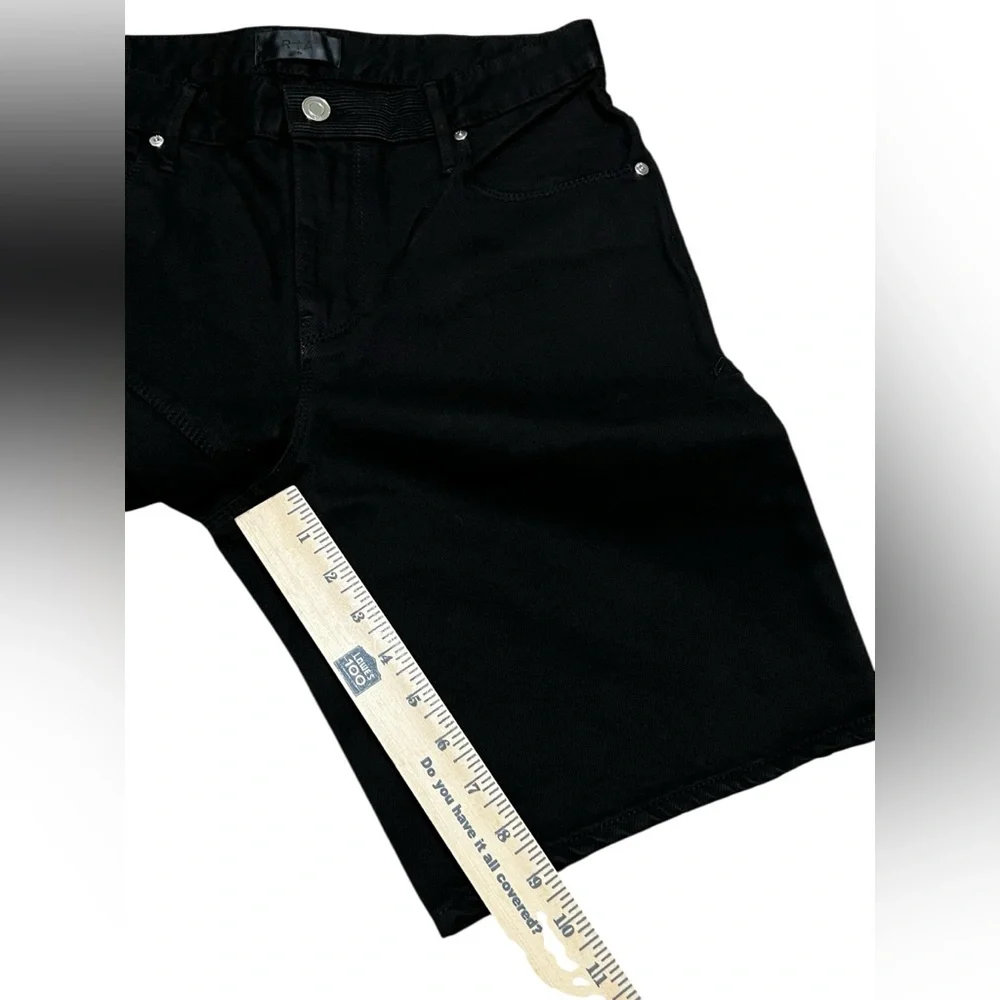 RtA Jami boyfriend fit baggy women’s shorts black denim size‎ 26 made in USA